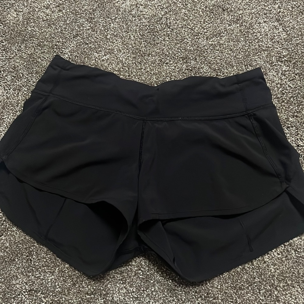 Black lululemon shorts